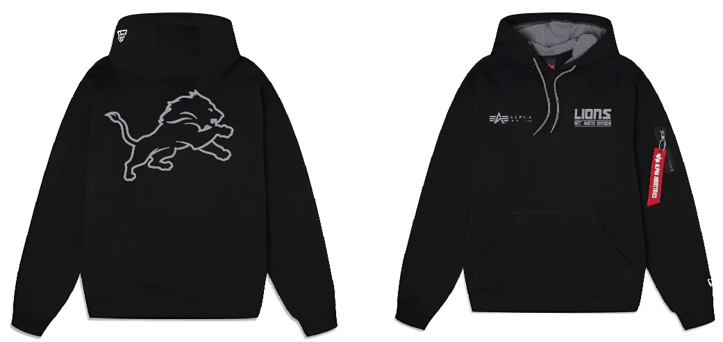Men Detroit Lions 2024 Nike NFL black hoodie 3->youth nfl jersey->Youth Jersey